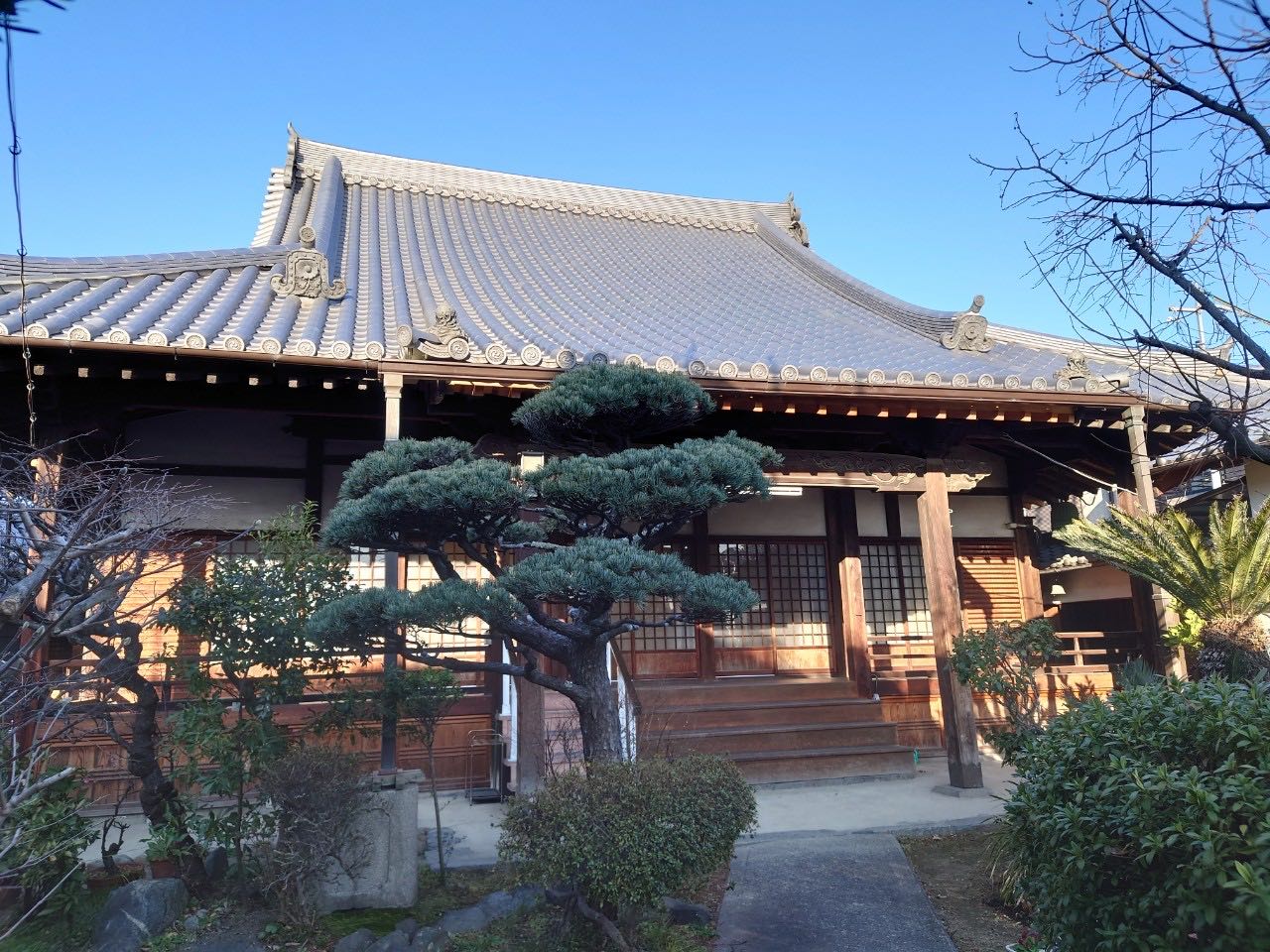 花香山 西福寺の本堂（奈良県橿原市八木町）